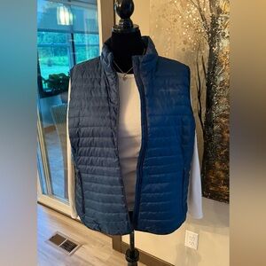 Eddie Bauer Womens EB650 Down Quilted Vest • Blue Storm